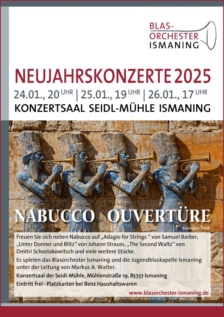 Plakat Neujahrskonzerte