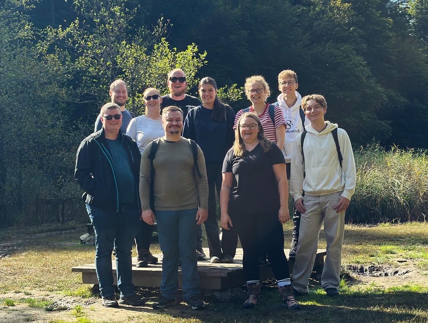 Gruppenbild Hüttenwochenende